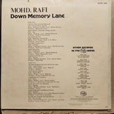 Mohd. Rafi - Down Memory Lane (Vinyl)